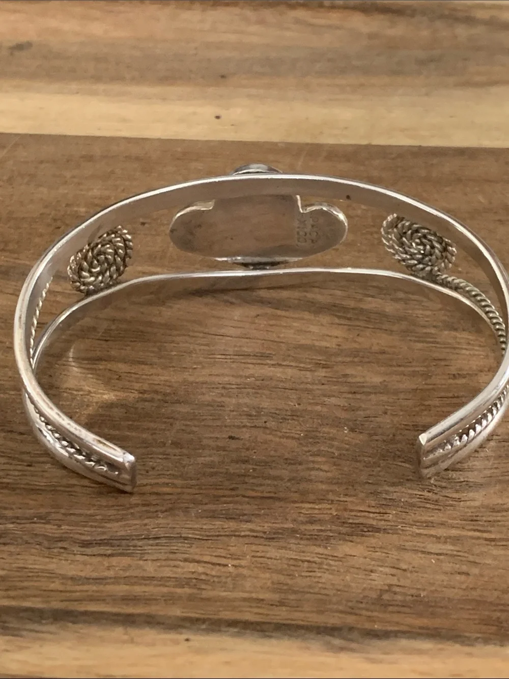 Alpaca Stamped 7” Cuff Bracelet